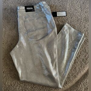 Eric silver regular rise ankle length stretch skinny fit Jeans new  size 14